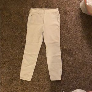 Size 8 white skinny jeans from Abercrombie & Fitch